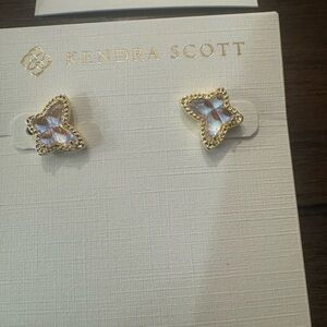 Kendra Scott Gold and Iridescent Butterfly Earrings